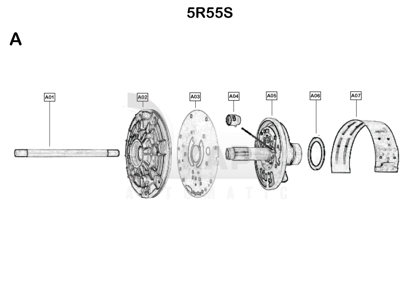 Схема акпп 5r55s