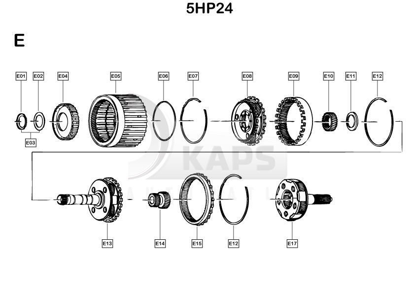 Схема акпп 5hp24